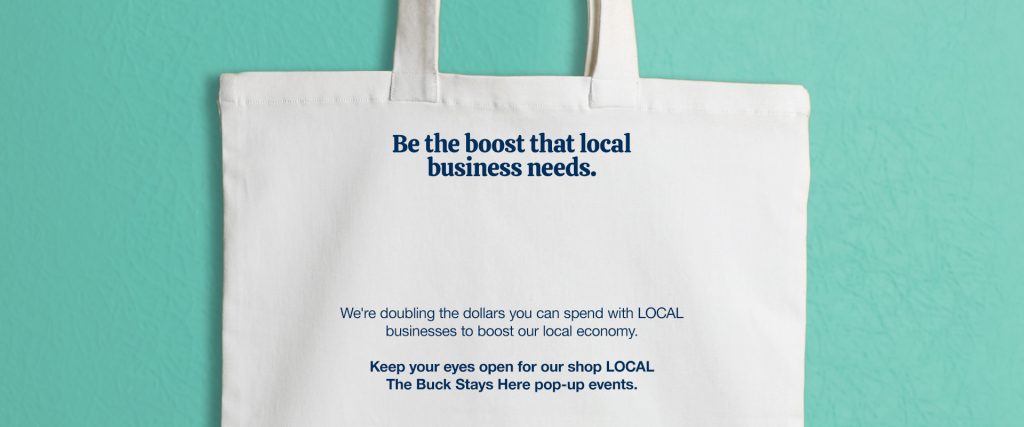 Shopping bag image announcing Boost Events for 2024